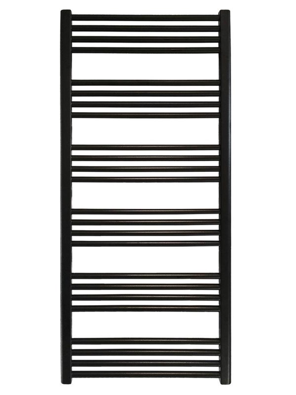 Kriss space towel dryer 1337 x 600 mm matt black