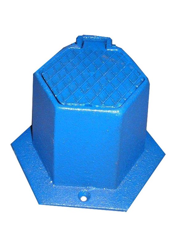 Jemi Cover stopvalve 78x75 mm hexagon cast iron