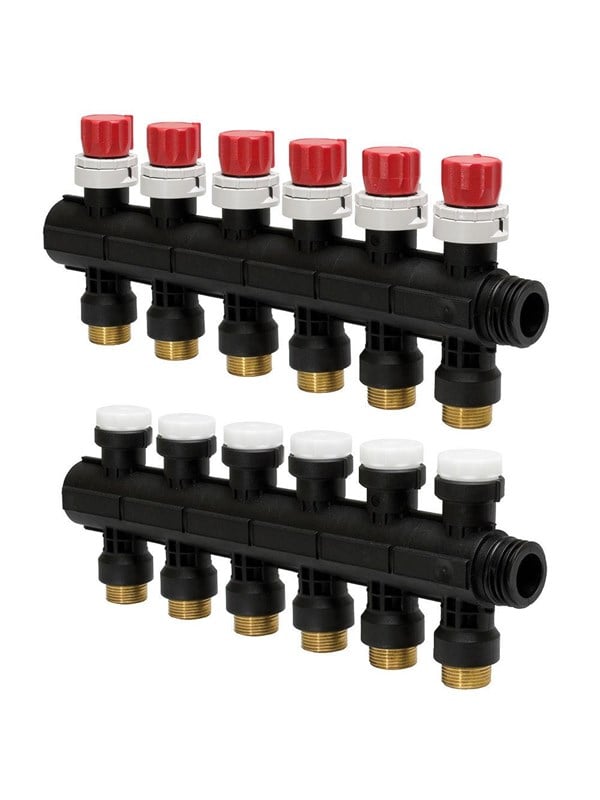 Uponor Vario Plus -ohjainlaite venttiilillä LS 6x 3/4 euro.