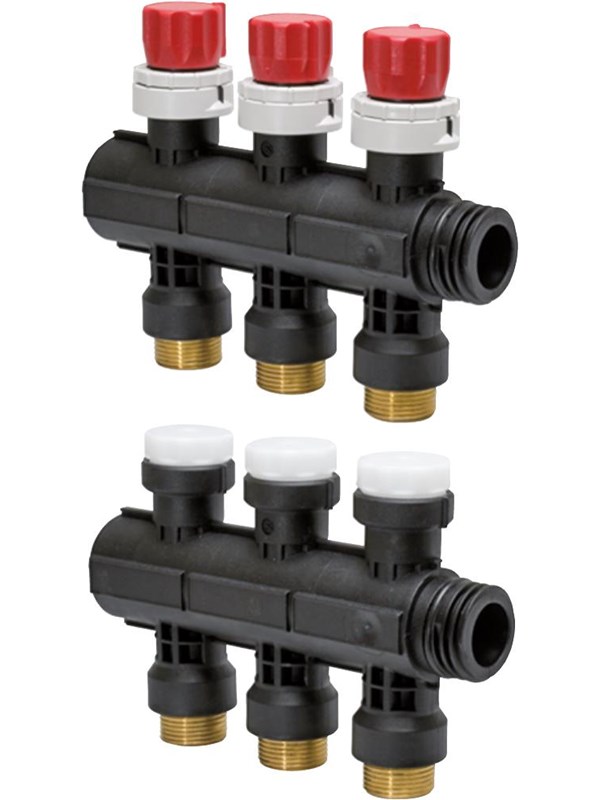 Uponor Vario Plus -ohjainlaite venttiilillä LS 3x 3/4 euro.