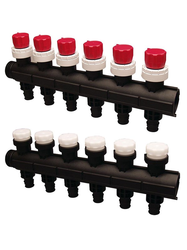Uponor Vario Plus -ohjainlaite Q&E-venttiilillä LS 6x ja Q&E 20x2.0.