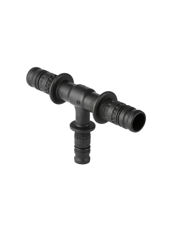 Geberit Mepla T-liitin pienennetty: d=26mm d1=16mm d2=26mm