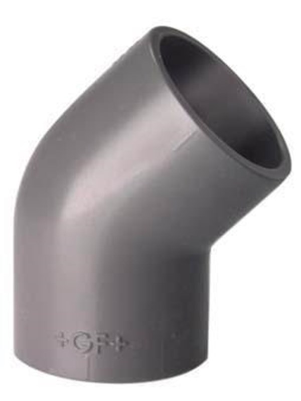 +GF+ Elbow 45° pvc pn16 d20