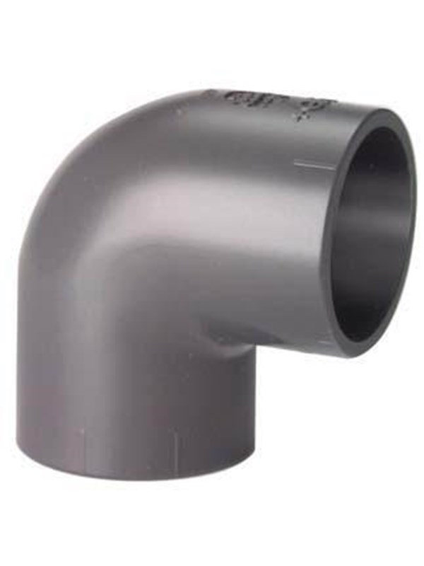 +GF+ Kyynärpää 90° PVC PN16 D63