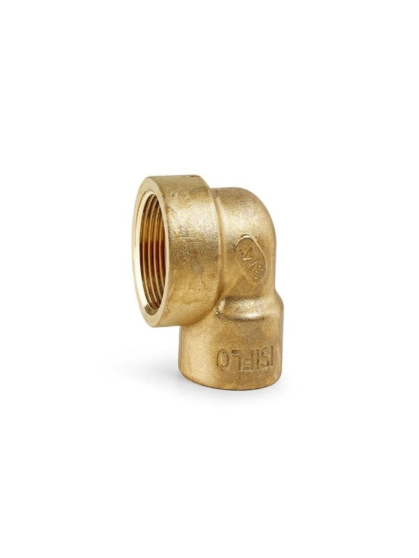 Isiflo Elbow brass 90° female/female 1