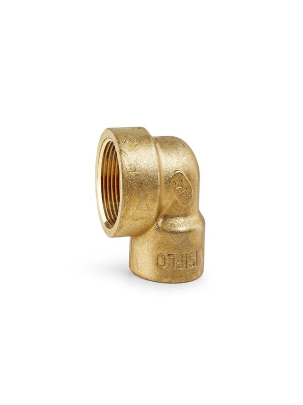 Isiflo Elbow brass 90° female/female 38