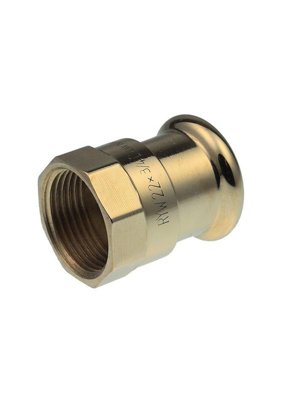 Vsh Fabrieken Xpress copper straight connector vsh female / female 28mmx1 cu