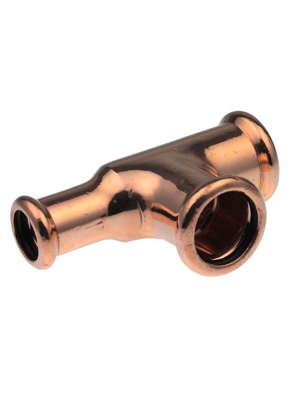 Vsh Fabrieken Xpress copper reduced t-piece fff 18x18x15
