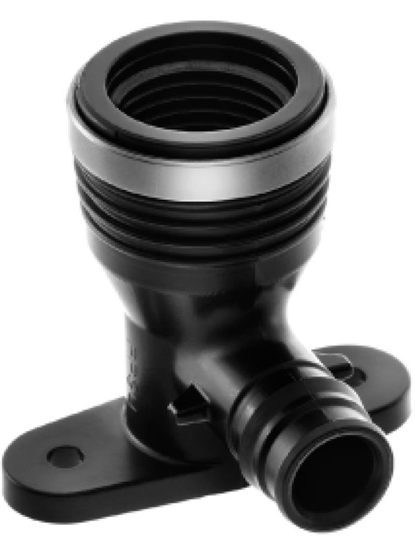 Uponor q&e-hana kyynärpää PPSU 16-RP1/2 L=43mm