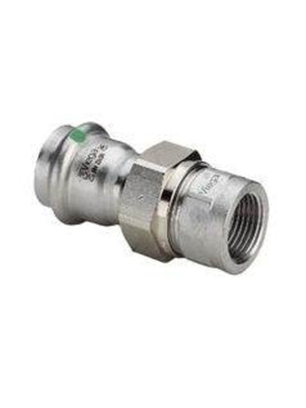 Viega sanpress inox sovitinliitos 22 x 3/4 437503