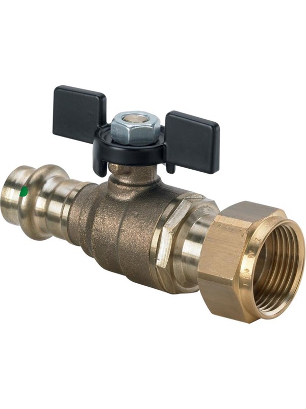 Viega Easytop ball valve 22 mm x 3/4"" gunmetal