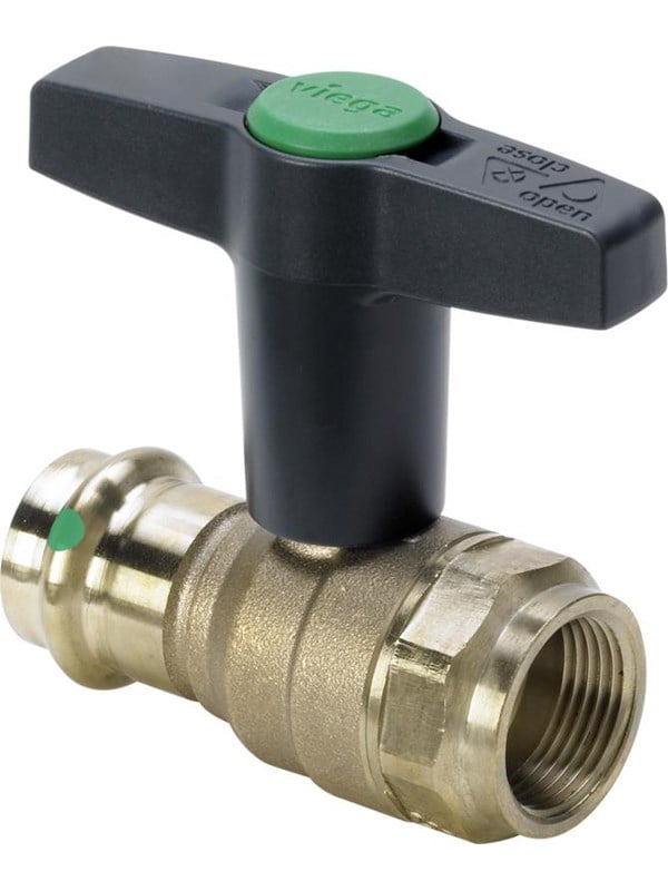 Viega Helppo Top-palloventtiili 28 mm x 1
