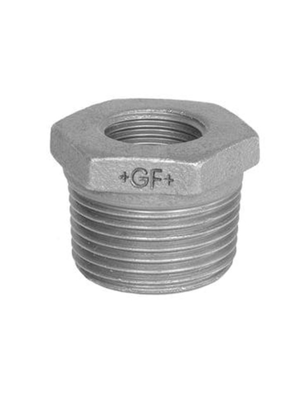 +GF+ Reducing bush Musta concentric 3 x 2