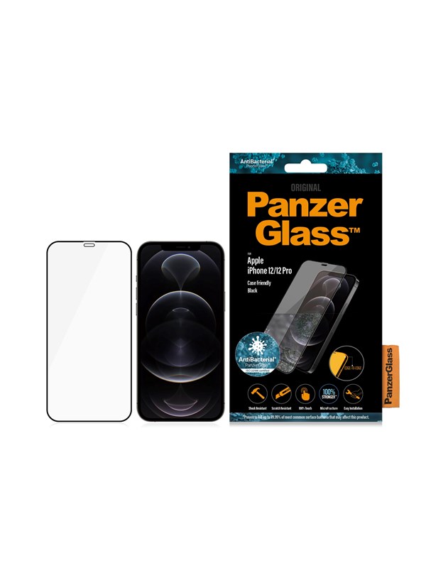 PanzerGlass Näytönsuoja Apple iPhone 12 | 12 Pro | Reunasta reunaan