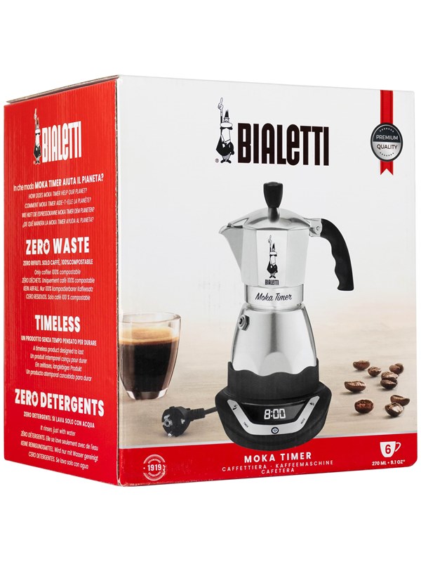 Bialetti Moka-timeri 6 kupille