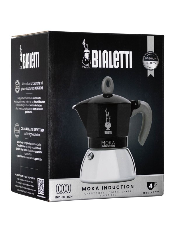 Bialetti Moka Induction 2.0 - 4 kupillista