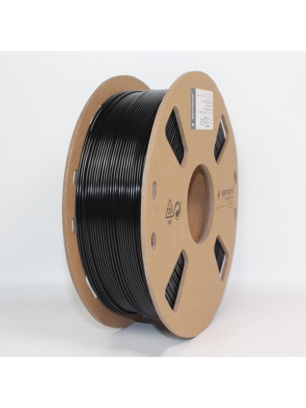 Gembird PETG (PET, PETT) filament - Musta - 1.75mm ø - 1 kg