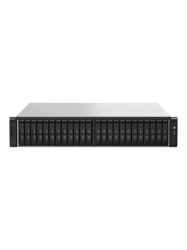 QNAP TS-h2490FU-7302P-256G, 24 paikan 2U-kotelo, jossa on 256 Gt tallennustilaa. - NAS-Palvelimet
