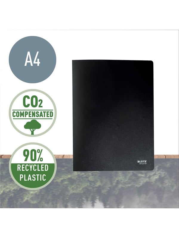Leitz Recycle kokoojakansio PP 20t musta