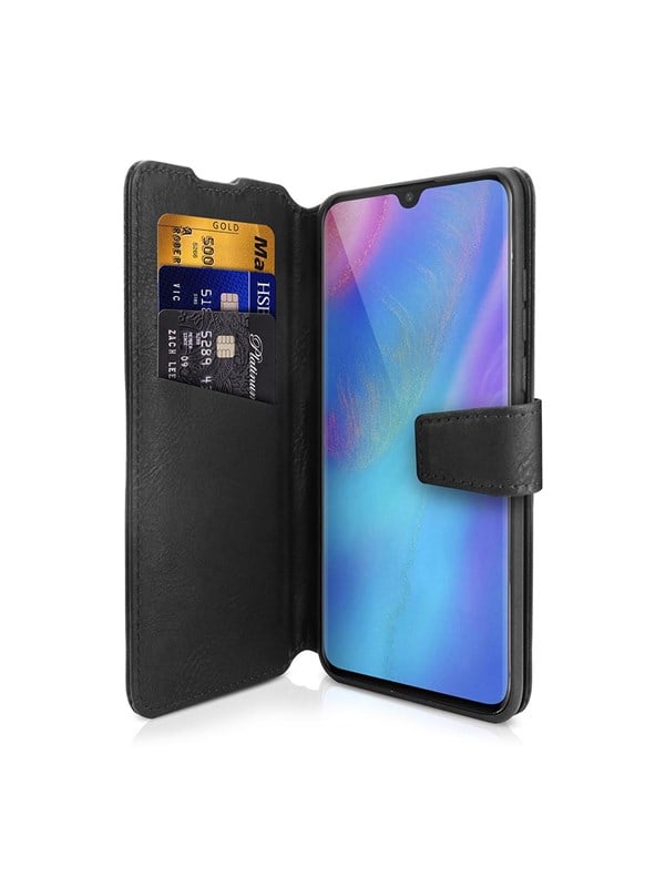 ITSKINS Book cover for Huawei P20 Lite. Musta