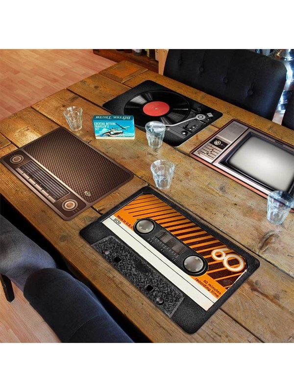 Mikamax Retro-tabletit - 4 kappaleen setti