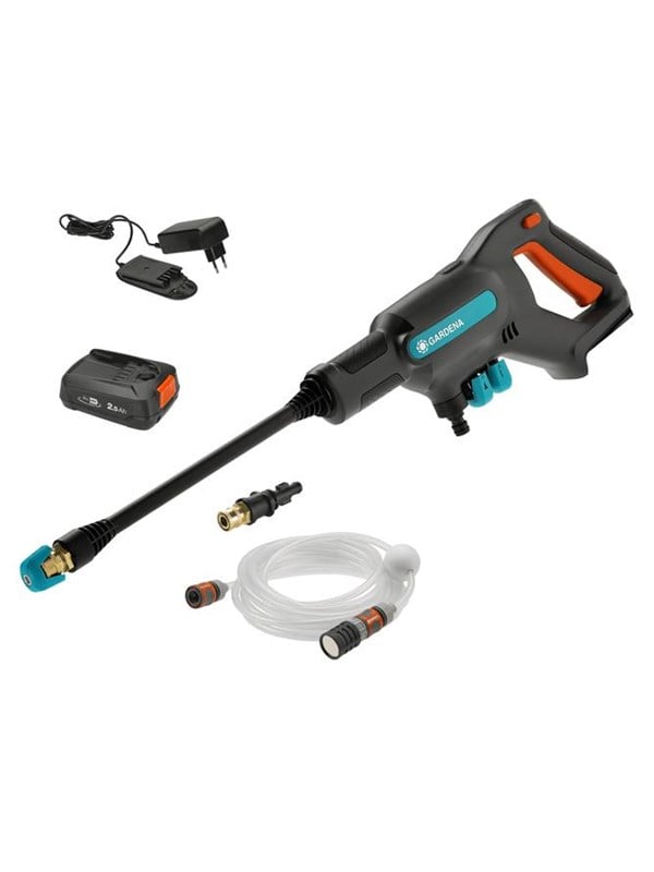Gardena Painepesuri Akku Keskikorkeapainepesuri AquaClean 24/18V P4A Valmiiksi käyttöön -sarja