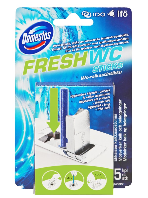 Domestos Ocean wc-raikastintikku - 5 kpl