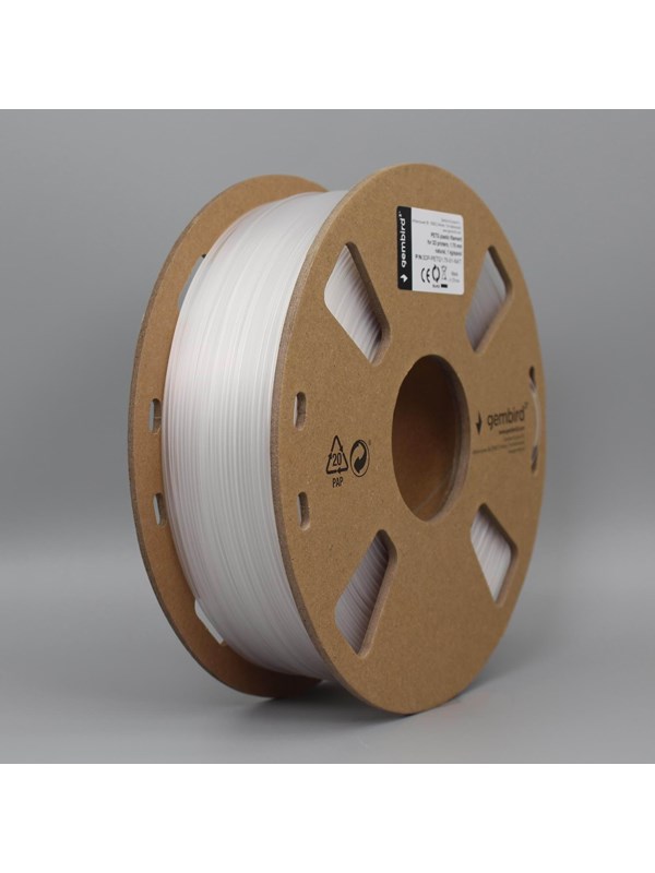 Gembird PETG (PET, PETT) filament - Luonnollinen - 1.75mm ø - 1 kg