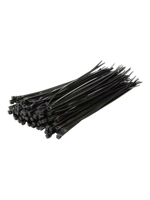 LogiLink Opaski zaciskowe 30cm 100szt. czarne