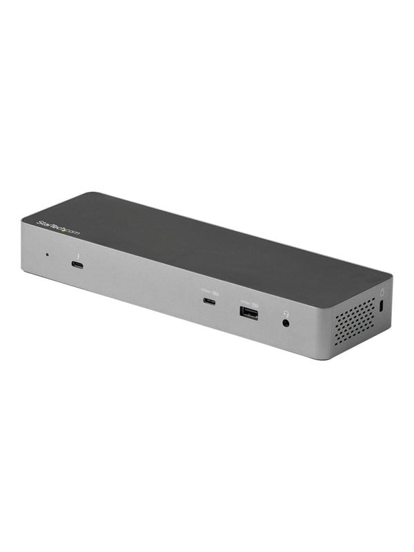 StarTech.com Thunderbolt 3 Dock w/USB-C Host Compatibility - Dual 4K 60Hz DP 1.4 tai HDMI TB3/USB-C Docking Station - 1x 8K - 96W PD/5xUSB - docking station - DP - GigE