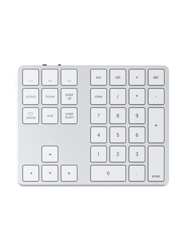 Satechi Bluetooth Extended Keypad - keypad - Hopea - Numeroryhmän - Hopea