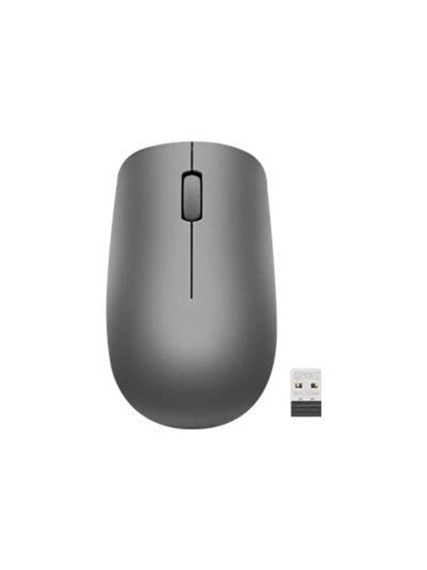 Lenovo 530 langaton hiiri - hiiri - 2,4 GHz - grafiitti - Hiiri - Optinen - 3 painiketta - Musta