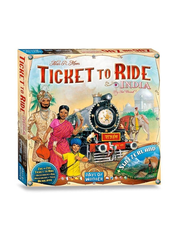 Days of Wonder Ticket to Ride: India Map Collection Laajennus