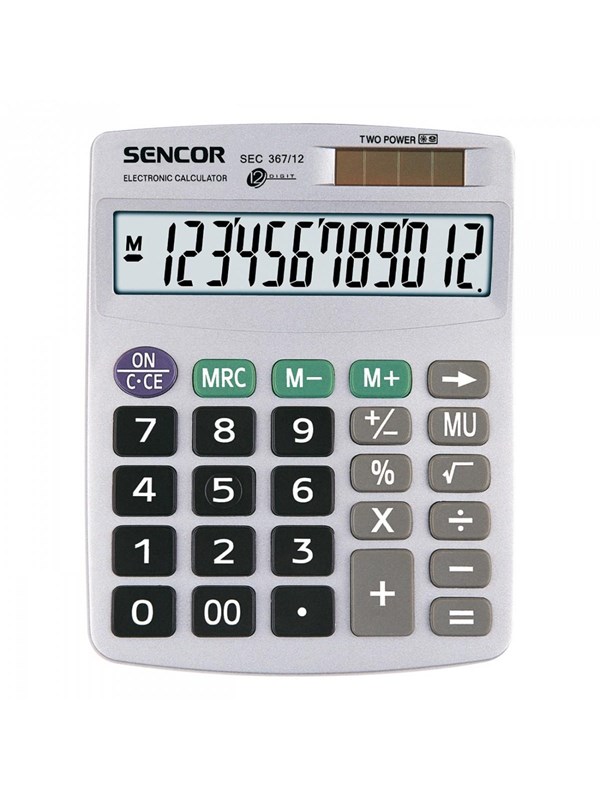 Sencor SEC 367/12 - desktop calculator