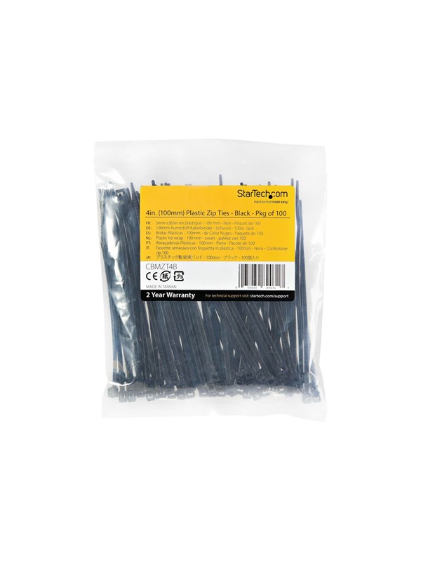 StarTech.com Cable Ties 2mm 100 pcs.