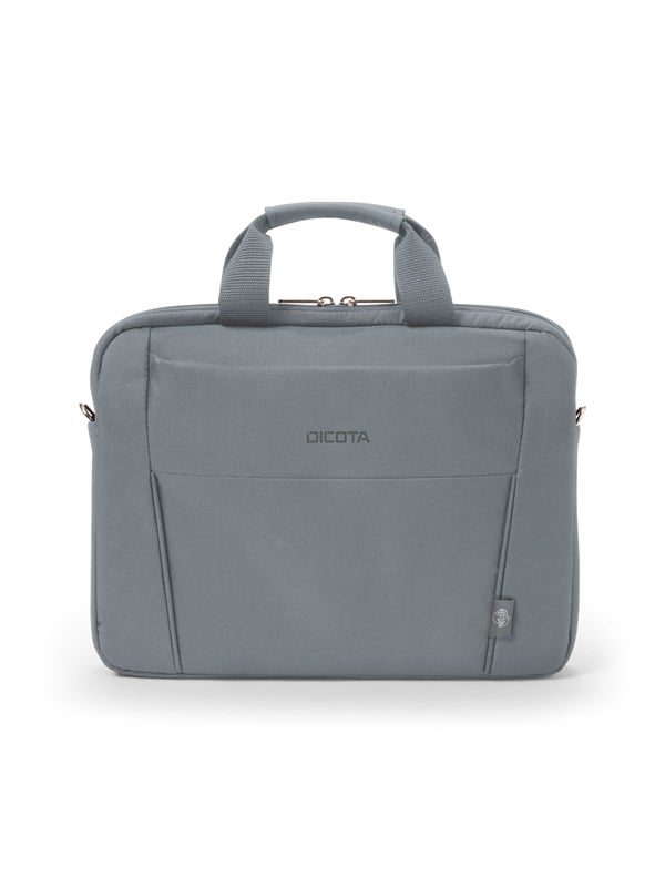 Dicota Slim Eco Base Kannettavan laukku sopiva Laptop 14.1" | Harmaa