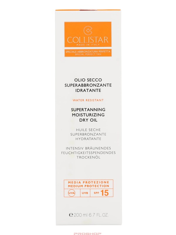 Collistar Supertanning Dry Oil SPF 15