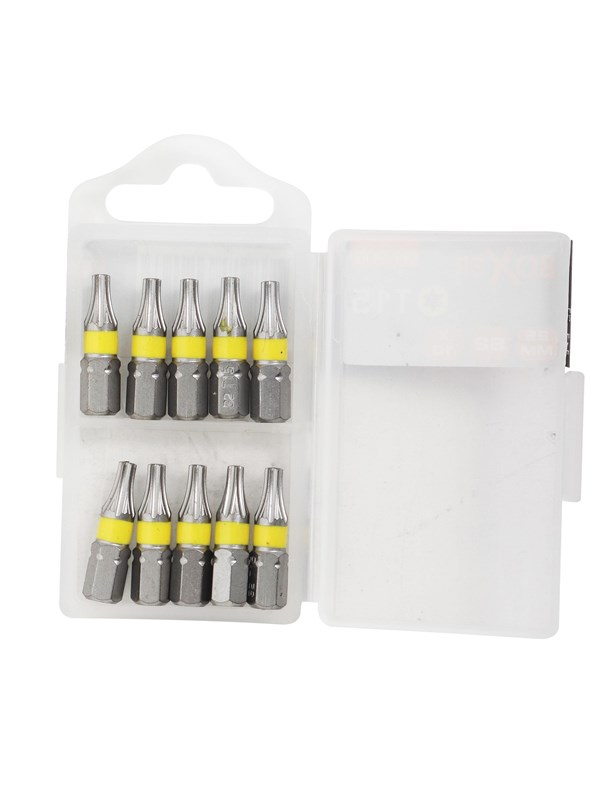 Boxer TORX 15-kärjet, 10 kpl:n rasia, S2-terästä