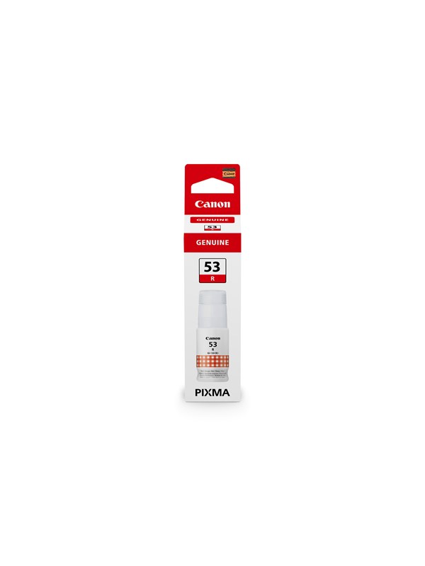 Canon GI-53R-mustepullo, 60 ml, punainen
