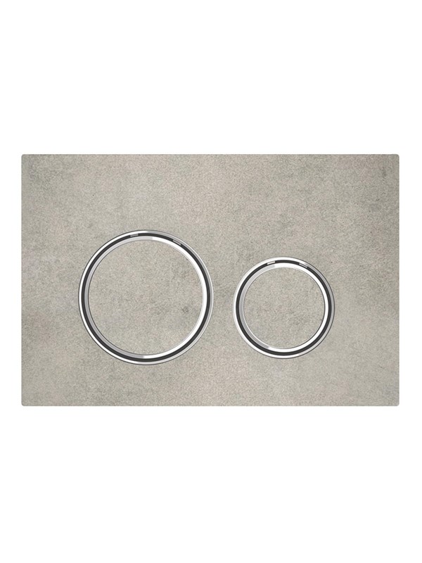 Geberit sigma21 toimilaatta levypinta 246 x 164 x 14 mm betoni/kromi
