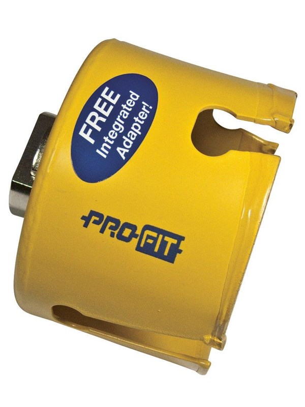 Pro-Fit Pro-fit rei'ityssahat tct-hampailla ja integroidulla click&drill-sovittimella 105mm