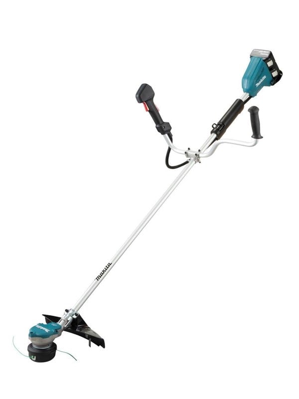Makita 2x18v pensasleikkuri dur368apt2 w/2x5.0ah ja laturi