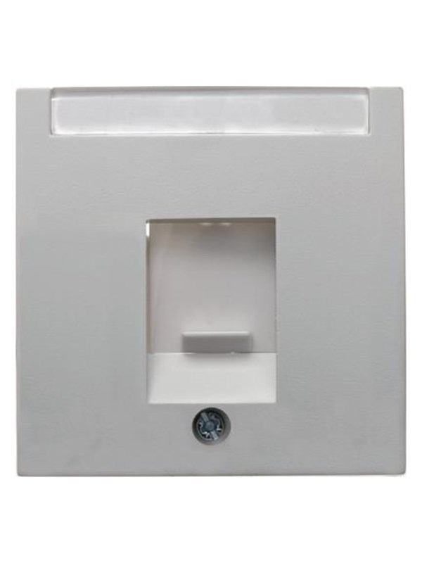 Berker Centre plate with dust protection polar Valkoinen