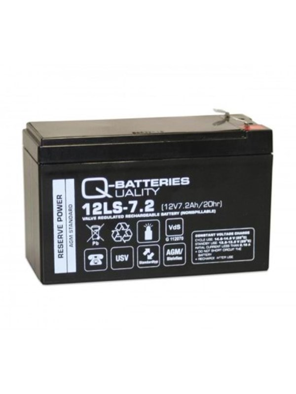 Lakuda Q-batteries 12v-7.2 ah vds for Hälytys / backup