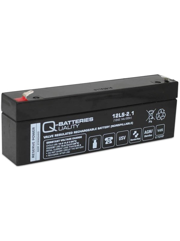 Lakuda Q-akut 12V-2.1Ah 178x35x61 VDS