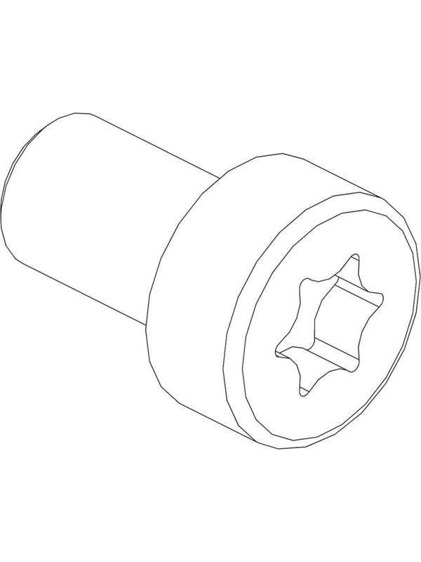 Cubic Torx-kantaista pulttia 3101-0610