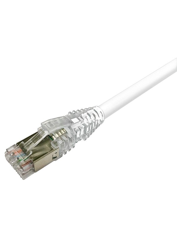 Netconnect Patchcord cat6a s/ftp lszh 0.5m Valkoinen