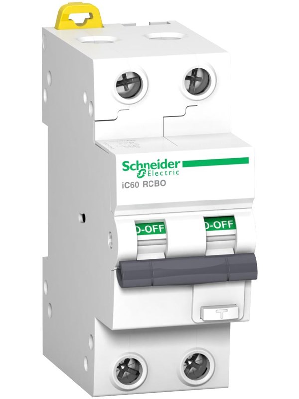 Schneider Electric Acti9 residual current breaker ic60 2p 10a 30ma C 10ka class A