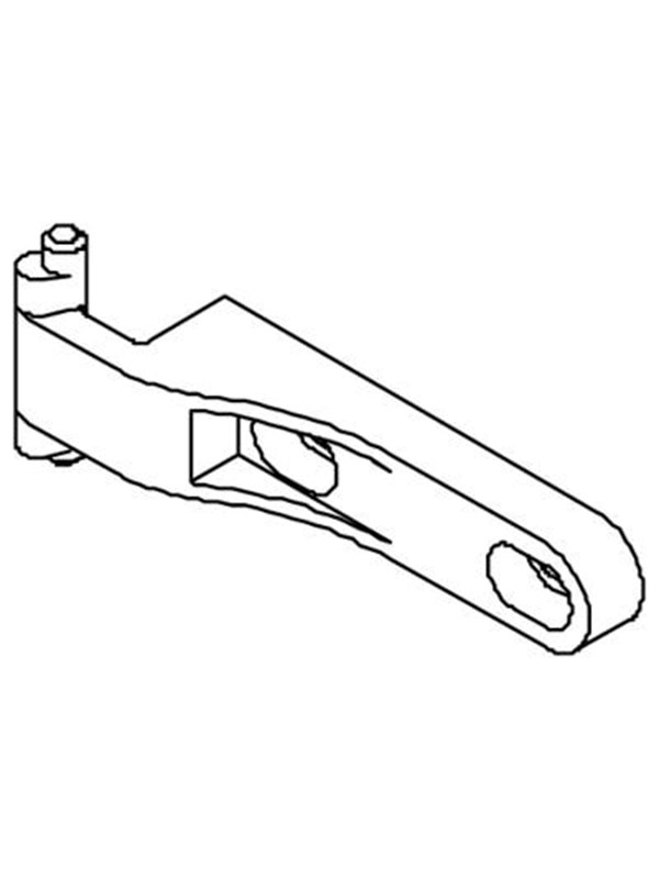 Cubic Hinge 120 degrees incl washer