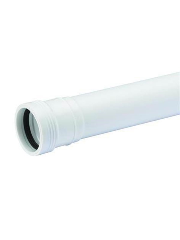Wavin Wafix pp pipe with sleeve 32 x 500 mm Valkoinen